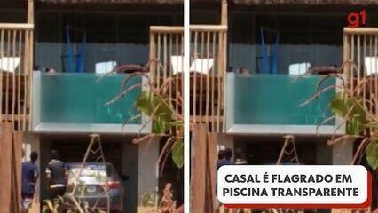 Casal é flagrado fazendo sexo em piscina de pousada em Miracema do Tocantins