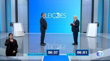 Debate na Globo: Lula e Bolsonaro trocam acusações sobre Roberto Jefferson