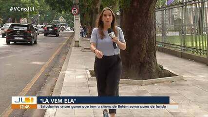 Estudantes criam game 'Lá Vem Ela' que tem a chuva de Belém como pano de fundo