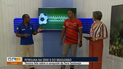 William Lima, técnico do Petrolina, fala sobre a classificação do time para a série D 2024