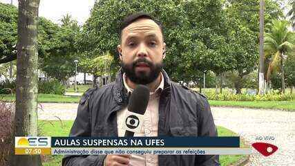 Aulas suspensas na Ufes; administração diz que não consegue preparar refeições