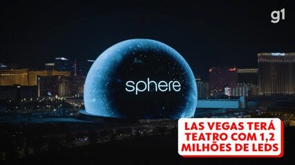 Las Vegas terá teatro em forma de esfera com 1,2 milhão de LEDs que geram animações