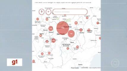 Mapa exclusivo mostra que Grande SP concentra 70% de roubos e veículos no estado