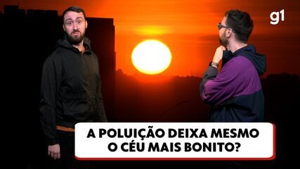 A poluição deixa mesmo o céu mais bonito?