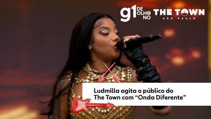 Ludmilla agita o público do The Town com "Onda Diferente"