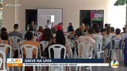 Professores e técnicos da UFPA fazem paralisação e cobram por reajuste salarial