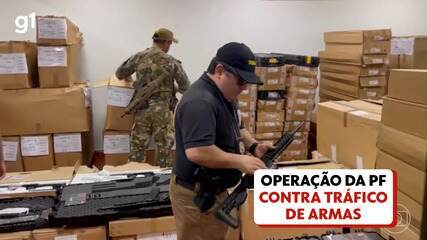 PF faz operação contra suspeitos de entregar 43 mil armas para facções brasileiras