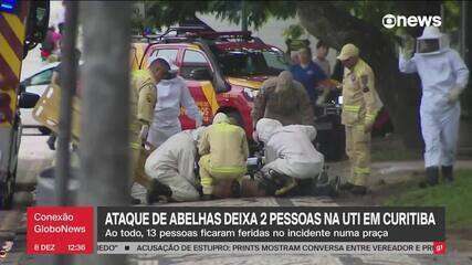 Curitiba registra ataque de abelhas pelo segundo dia seguido; duas pessoas se feriram