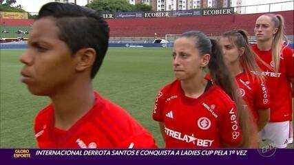 Internacional derrota Santos e conquista a Ladies Cup pela primeira vez