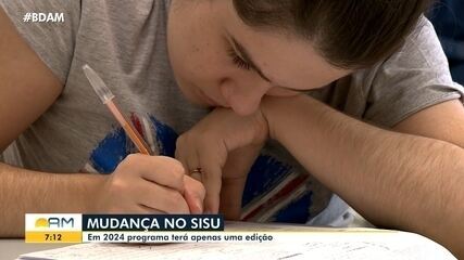 Em 2024, SISU terá apenas uma edição