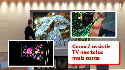 Como é assistir TV nas telas que custam muito caro