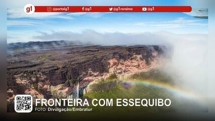 G1 em 1 minuto Roraima: como é a fronteira do Brasil com Essequibo