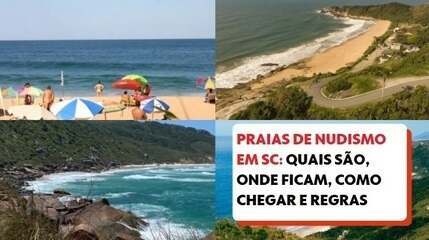 Praias de nudismo: onde elas estão em SC