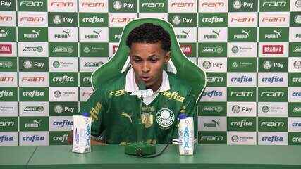 Veja a entrevista coletiva de Lázaro na apresentação no Palmeiras: "Brilho nos olhos"