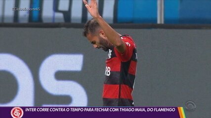 Inter corre contra o tempo para fechar com Thiago Maia, do Flamengo