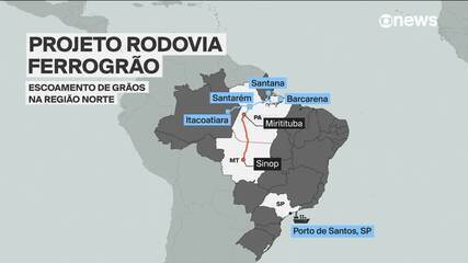 ‘Ferrogrão’: projeto de ferrovia para escoar soja esbarra em questões ambientais