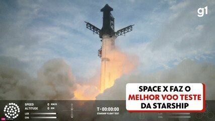 Veja como foi o 3º lançamento da Starship