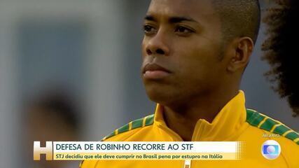 STJ aceita pedido da Itália para que Robinho cumpra pena no Brasil; defesa recorre ao STF