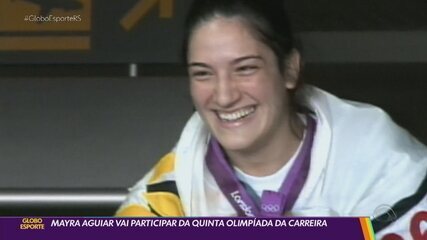 Mayra Aguiar participa da quinta Olimpíada da carreira