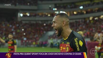 Festa pra quem? Sport foca em jogo decisivo contra o Ceará