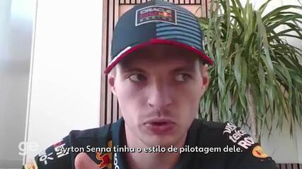 Max Verstappen fala ao ge sobre comparações com Ayrton Senna na F1