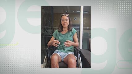 Recuperação de Luisa Baptista evolui, e ela cobra justiça: "Está demorando para ser feita"