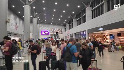 Aeroporto de Porto Alegre tem filas