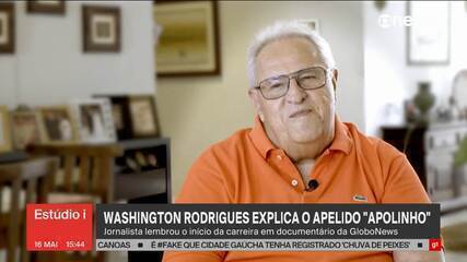 Washington Rodrigues explica como surgiu o apelido 'Apolinho'