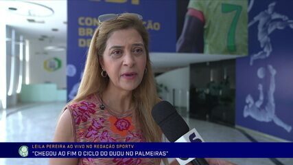 "Não tem mais venda de jogador do Palmeiras neste ano", afirma Leila Pereira