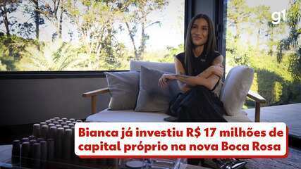 Bianca já investiu R$ 17 milhões de capital próprio na nova Boca Rosa