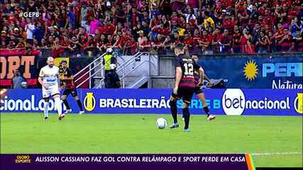 Alisson Cassiano, do Sport, faz gol contra bizarro em derrota para o Novorizontino