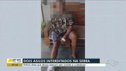 Abrigos de idosos irregulares são interditados pela vigilância sanitária na Serra