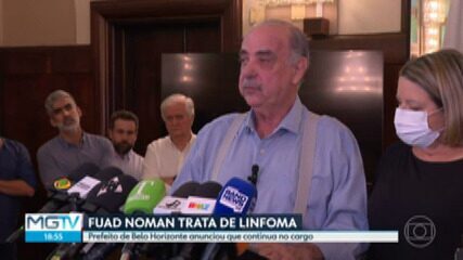 Prefeito de BH fala sobre tratamento de linfoma