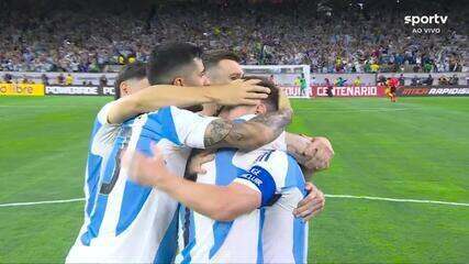 Argentina (4) 1 x 1 (2) Equador | Melhores momentos | Quartas de final | Copa América 2024