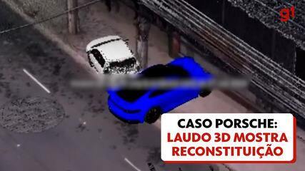 Caso Porsche: novo vídeo mostra laudo 3D da reconstituição do acidente