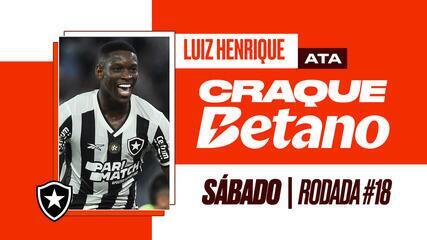 Cartola | Luiz Henrique, do Botafogo, é o Craque Betano de sábado na rodada #18