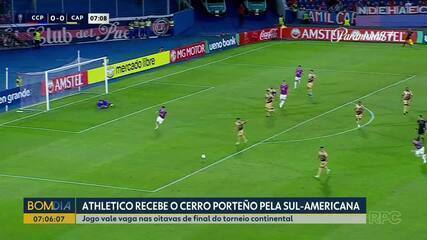 Athletico recebe o Cerro Porteño pela Sul-Americana