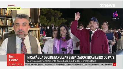 Nicarágua decide expulsar embaixador Brasileiro do país