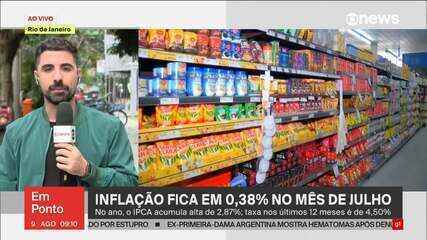 IPCA: preços sobem 0,38% em julho