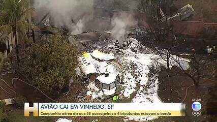 Veja local da queda de avião em Vinhedo, interior de SP