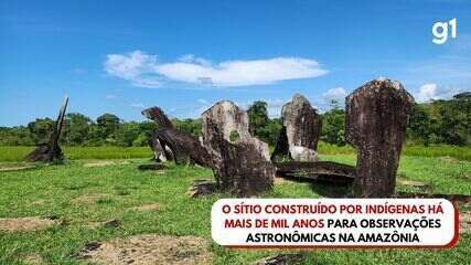 O sítio construído há mais de mil anos para observações astronômicas na Amazônia