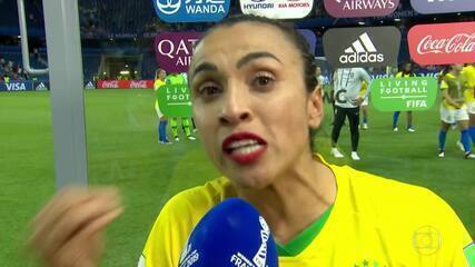 "Chorem no começo para sorrir no fim": veja o apelo histórico de Marta na Copa de 2019