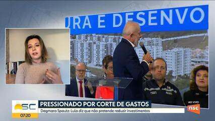 Lula indica não estar convencido de que o corte de gastos seja necessário