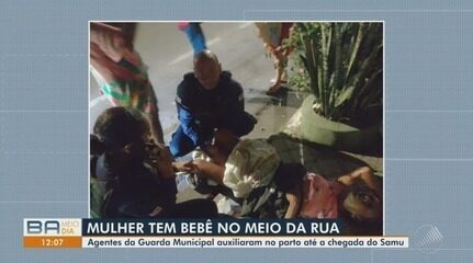 Bebê nasce no meio da rua com auxilio de Guarda Municipal na Bahia