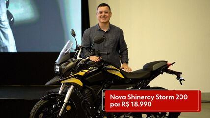 Nova Shineray Storm 200 por R$ 18.990