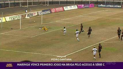 Maringá vence primeiro jogo na briga pelo acesso à Série C