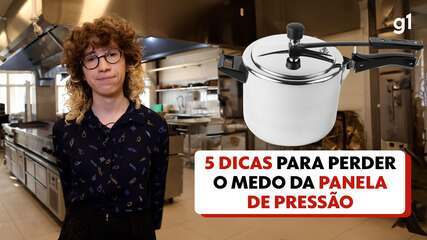 5 dicas para perder o medo da panela de pressão