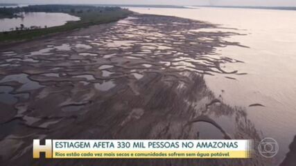 Estiagem afeta 330 mil pessoas no Amazonas