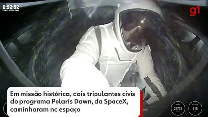 Polaris Dawn: turistas fazem primeira caminhada espacial de missão privada