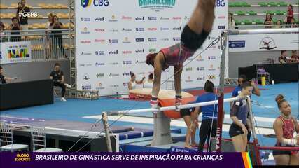 Brasileiro de Ginástica Artística serve de inspiração para crianças